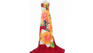 rayon sarongs flower handpainting made in bali
